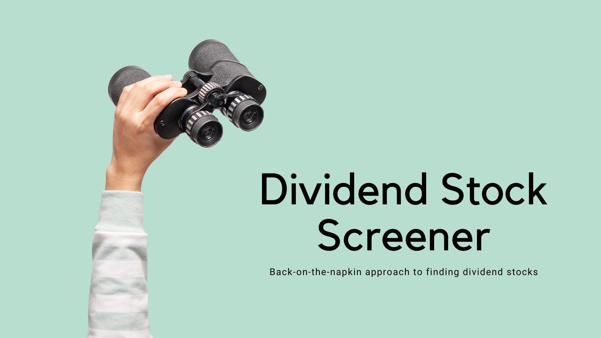 stock screener dividend yield