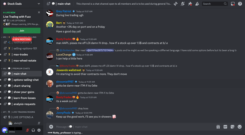 stock picks discord